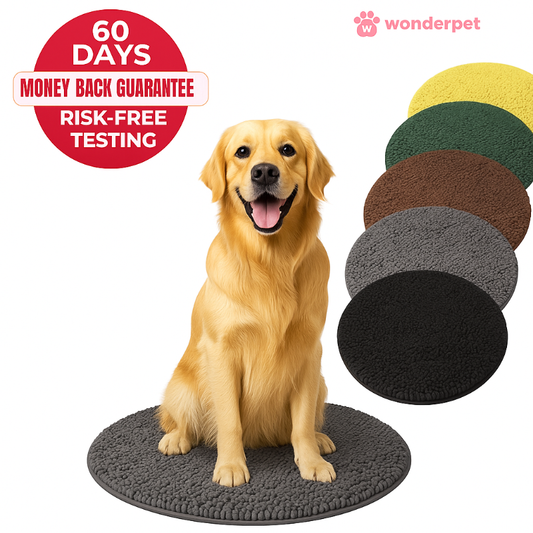 Grubby Mat™ - Super Absorbent Dog Door Round Mat