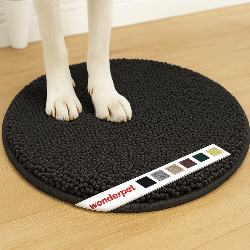 Grubby Mat™ - Super Absorbent Microfiber Dog Door Round Mat