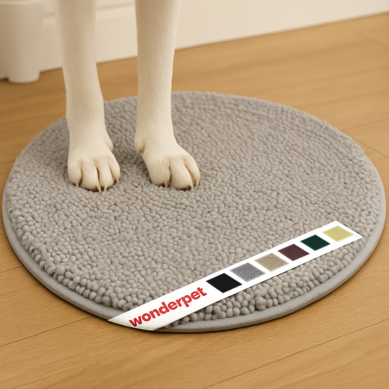 Grubby Mat™ - Super Absorbent Microfiber Dog Door Round Mat